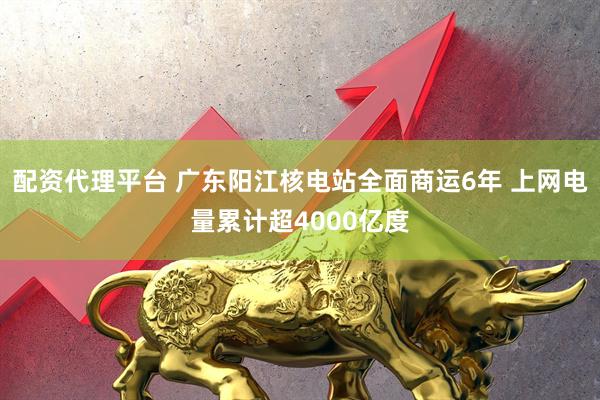 配资代理平台 广东阳江核电站全面商运6年 上网电量累计超4000亿度
